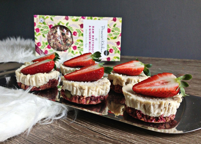 Mini Berry & Beetroot Cheesecakes Thrive Health & Nutrition Magazine