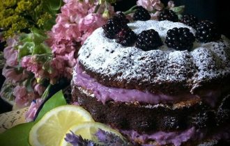 Chia and Lavender, Lemon Sponge Cake Thrive Health & Nutrition Magazine