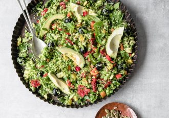 broccoli tabbouleh - Thrive Nutrition and Health Magazine