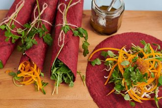 beetroot wraps - Thrive Nutrition and Health Magazine