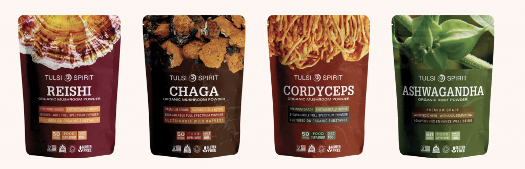 Chaga sweet potato wedges with herby tahini sauce Thrive Health & Nutrition Magazine