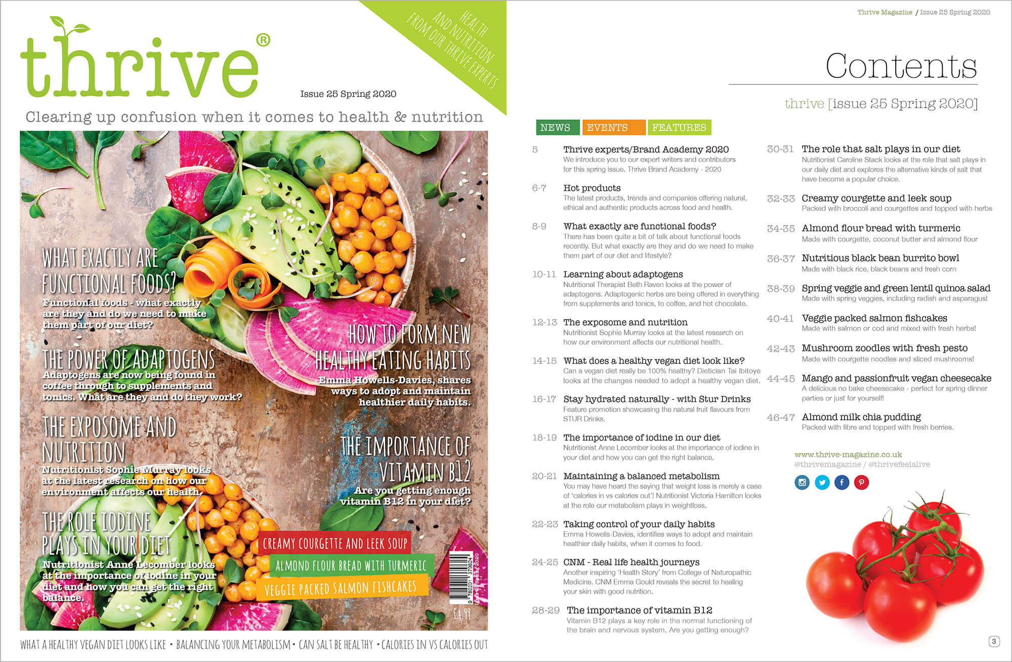thrive nutrition magazine